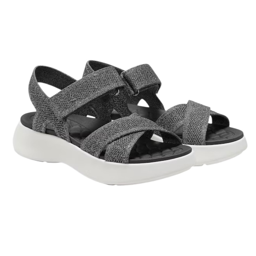 Vivaia Kiara Sport Sandals Size 38.5 US 7.5 Gray Silver Comfort Active Walking - Picture 4 of 12